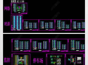 大型综合小区弱电智能化工程CAD深化施工全套图纸设计平面图下载