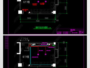KTV系统施工图CAD弱电智能化设计平面图下载